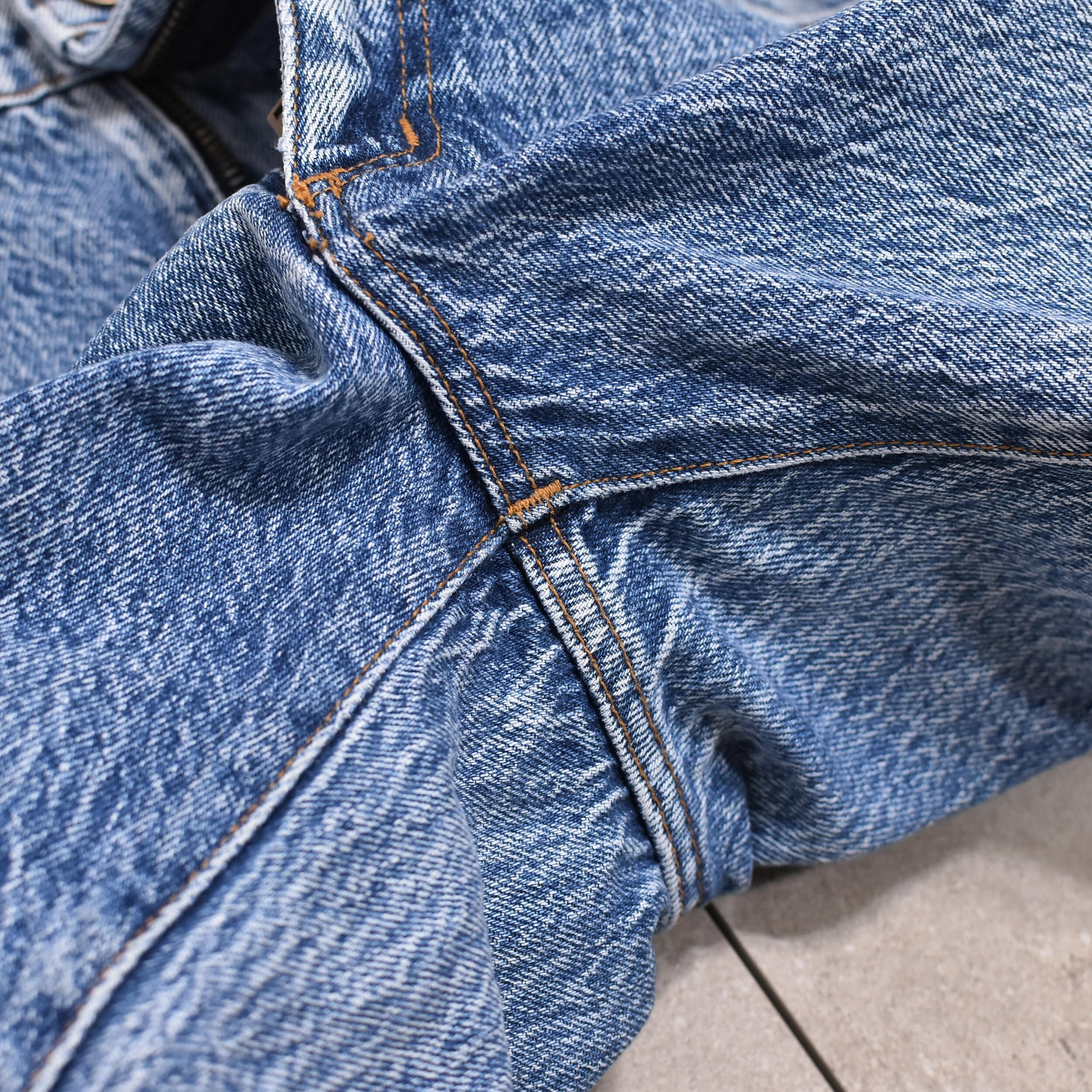 Wrangler chemical wash denim pants | 古着屋 grin days memory