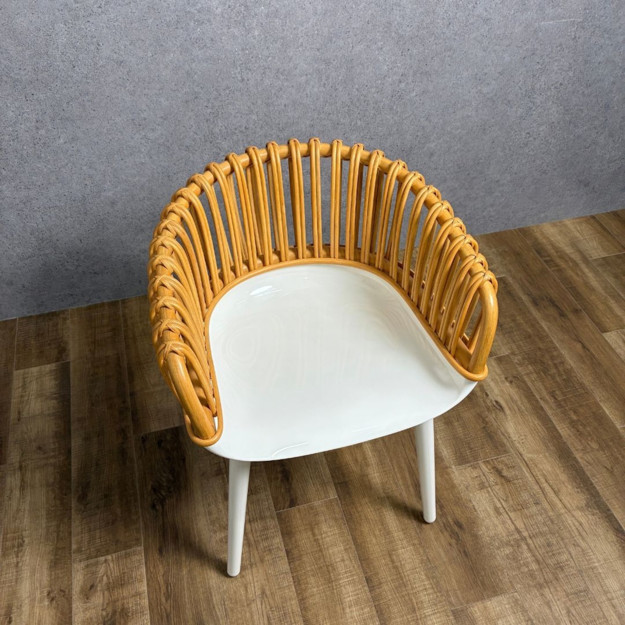 MAGIS CYBORG wicker マジス サイボーグ ウィッカー SD1710 ダイニングチェア アームチェア デザイナーズ家具 モダン ナチュラル モダン ホワイト系【展示品】【200サイズ】