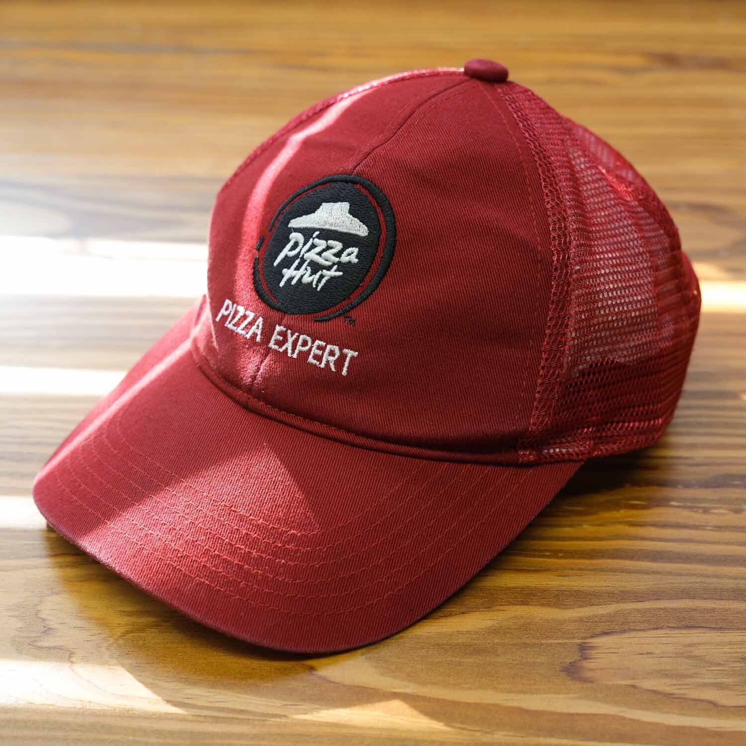 Pizza Hut「Pizza Expert」ピザハット ロゴ トラッカーキャップ レッド
