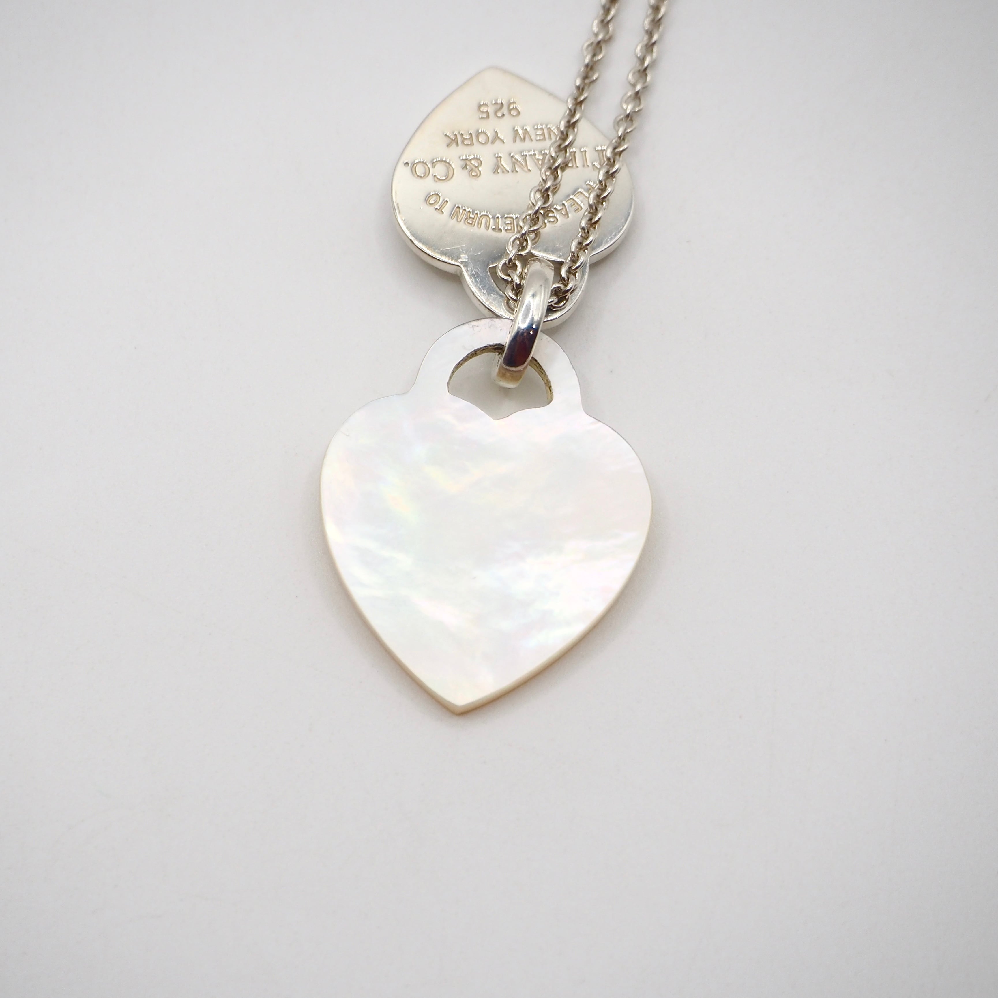 Tiffany&Co. リターントゥ ダブルハート タグネックレス シルバー925