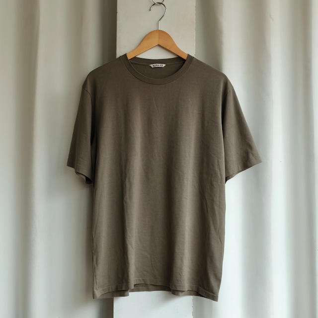 AURALEE LUSTER PLAITING T-SHIRT