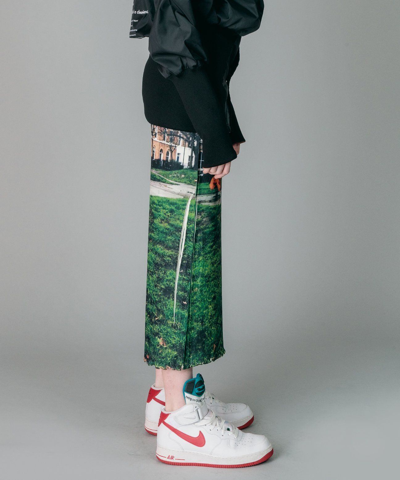 NON TOKYO / 2020A/W RIB TIGHT SKIRT (PRINT) | IAAAM ONLINE STORE
