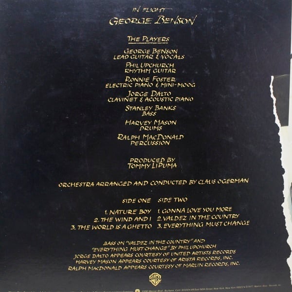 George Benson / In Flight [P-10296W] - 画像2