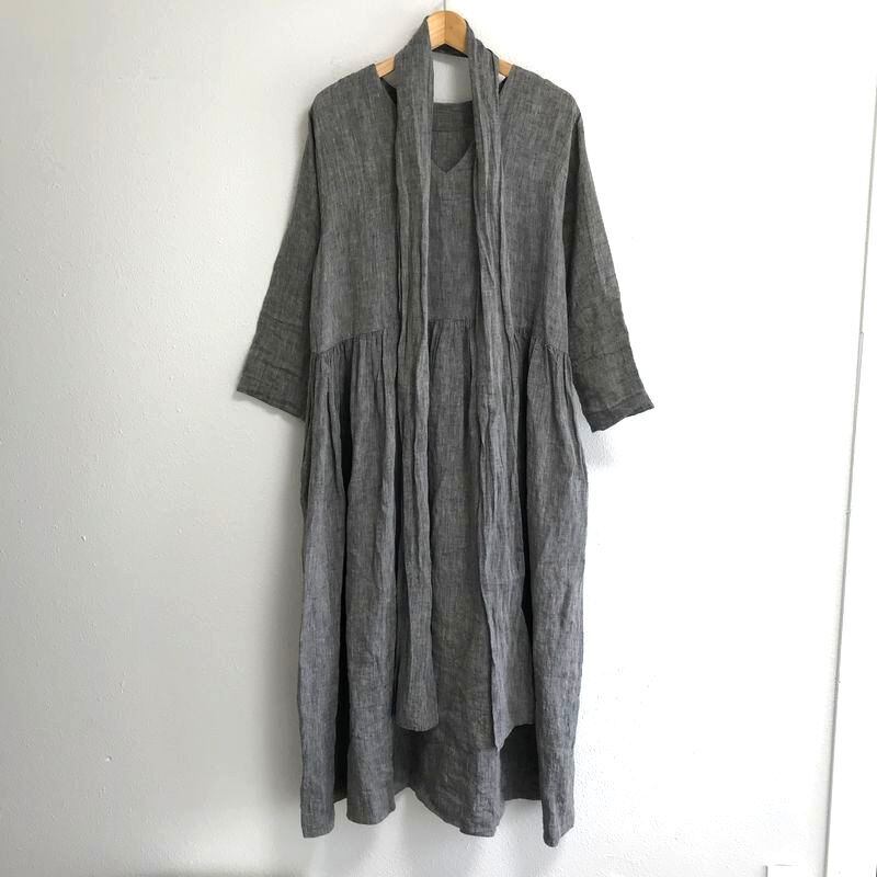 ito fukuoka 作家 リネンワンピース ito fukuoka 作家 リネンワンピース