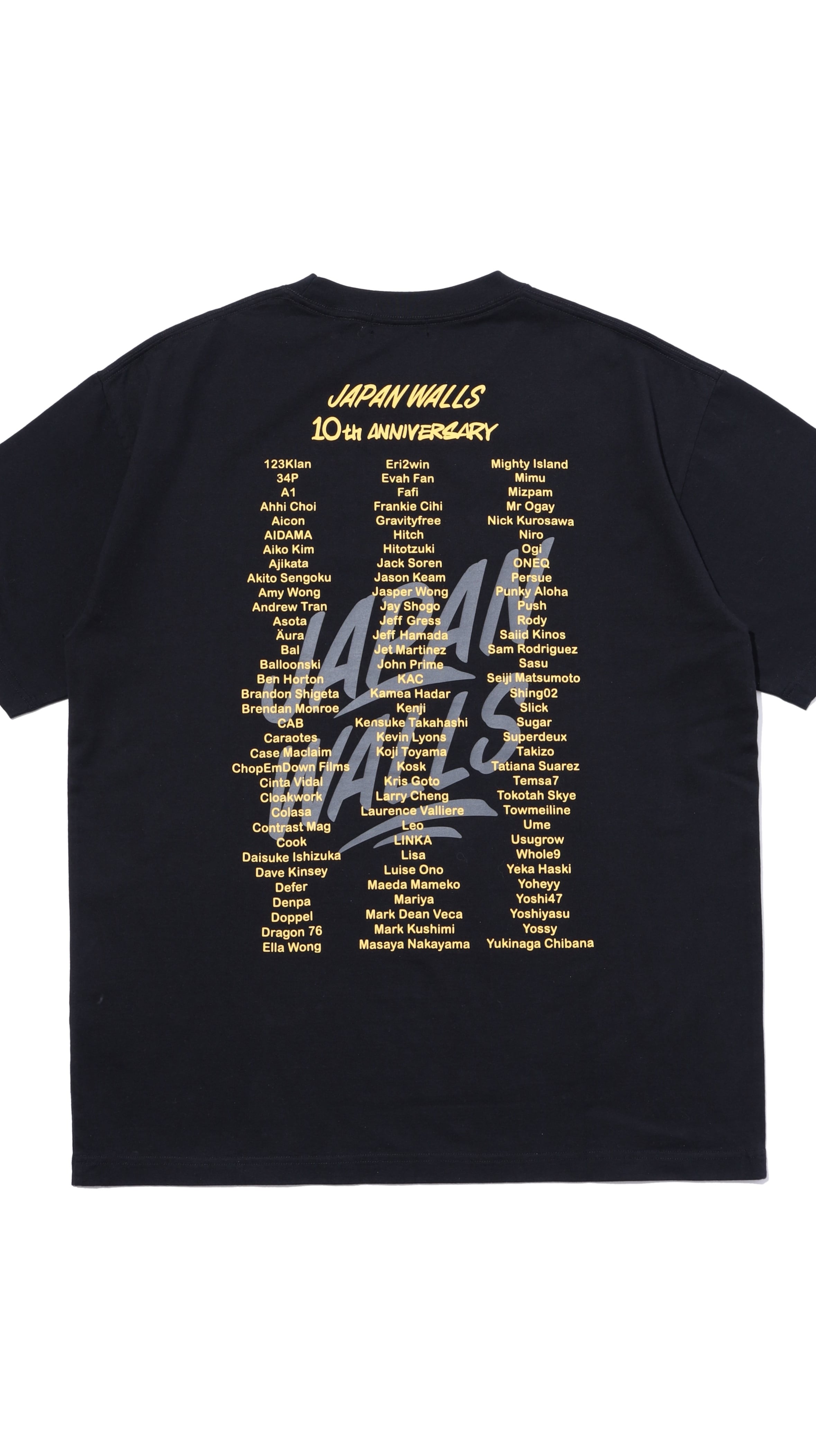 XLARGE x JAPAN WALLS 10th ANNIVERSARY S/S TEE | JAPAN WALLS