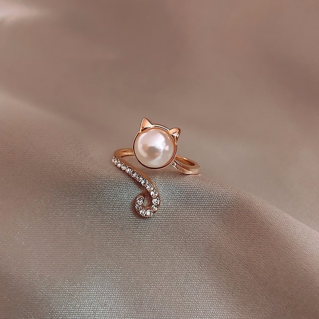 指輪 リング5点セット　ファランジリング　ピンキーリング　ゴールド 　パール