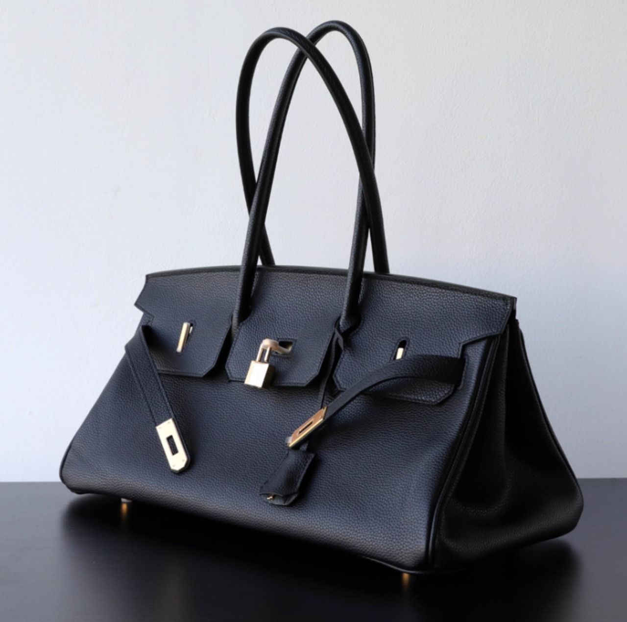 牛革プラチナバッグ