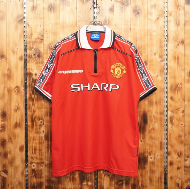 UMBRO ゲームシャツ マンチェスターユナイテッド Manchester united M 90s00s