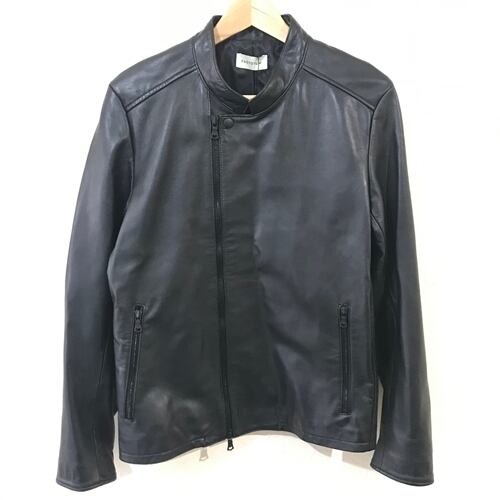 FACTOTUM ファクトタム 19AW レザーライダース 羊革 48 ブラック 