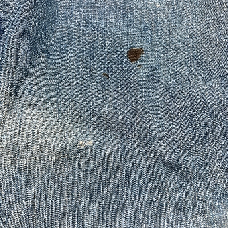 40's Unknown デニムカバーオール 大戦モデル 月桂樹ボタン 2