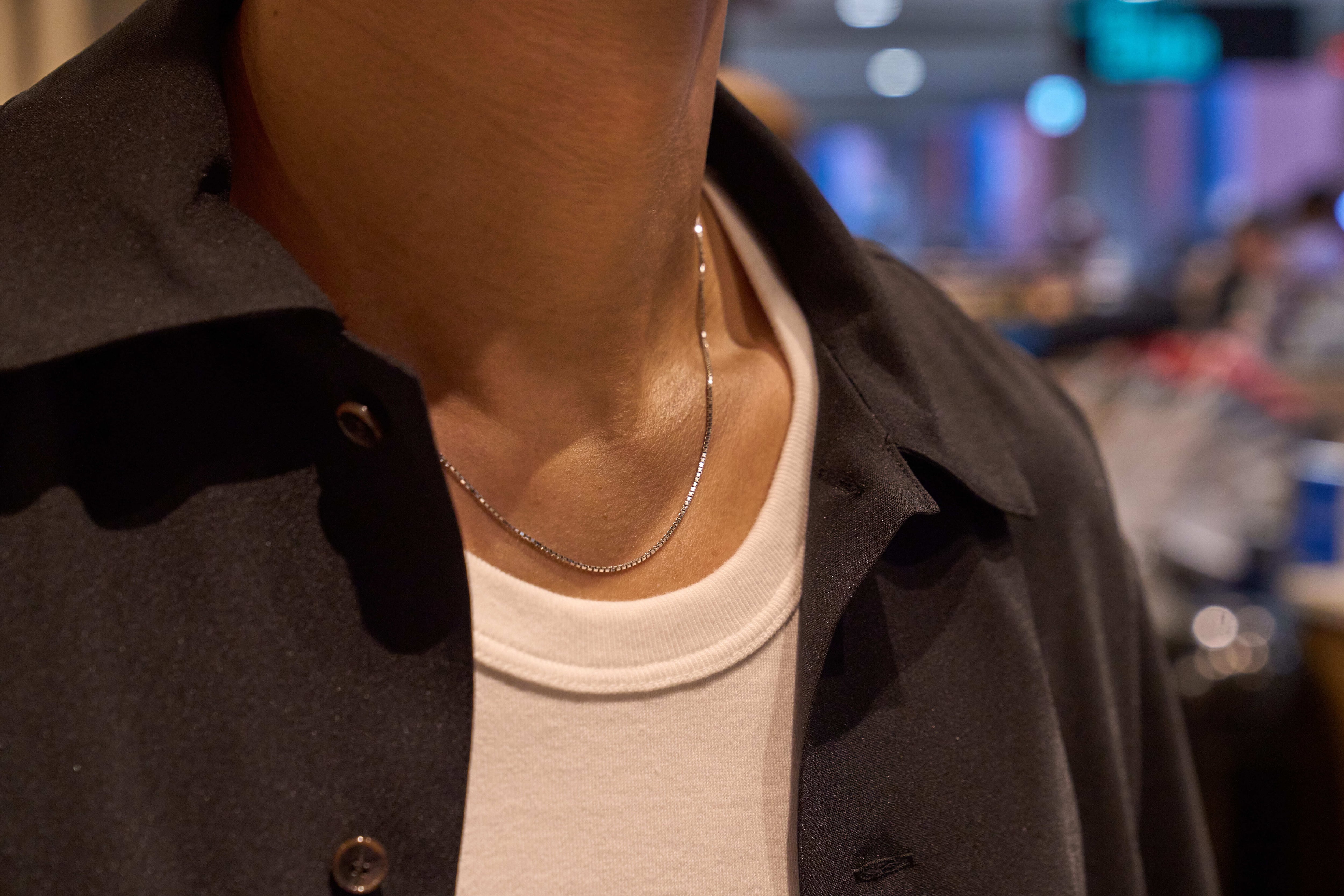 プラチナ『PLATINUMネックレス』50cm | 「Japan Made屋」公式