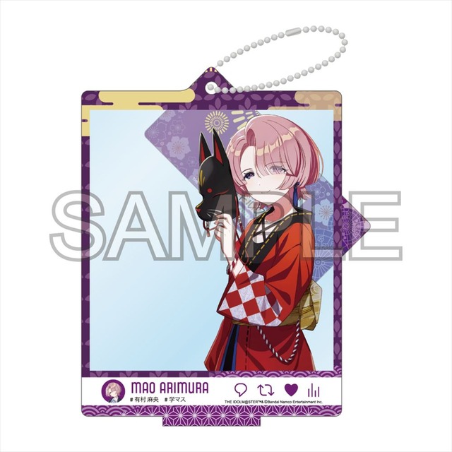 学園アイドルマスター 自撮り風アクリルスタンド 「Fluorite '24祭 有村 麻央」Ver.