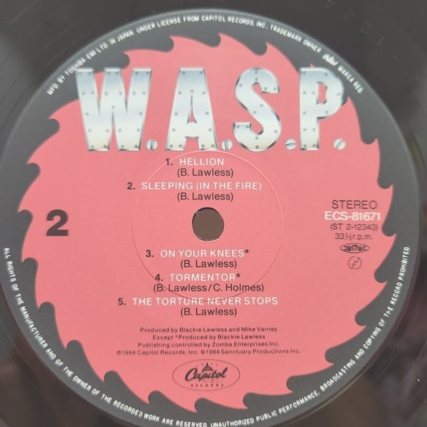 W.A.S.P. / W.A.S.P. [ECS-81671] - 画像4
