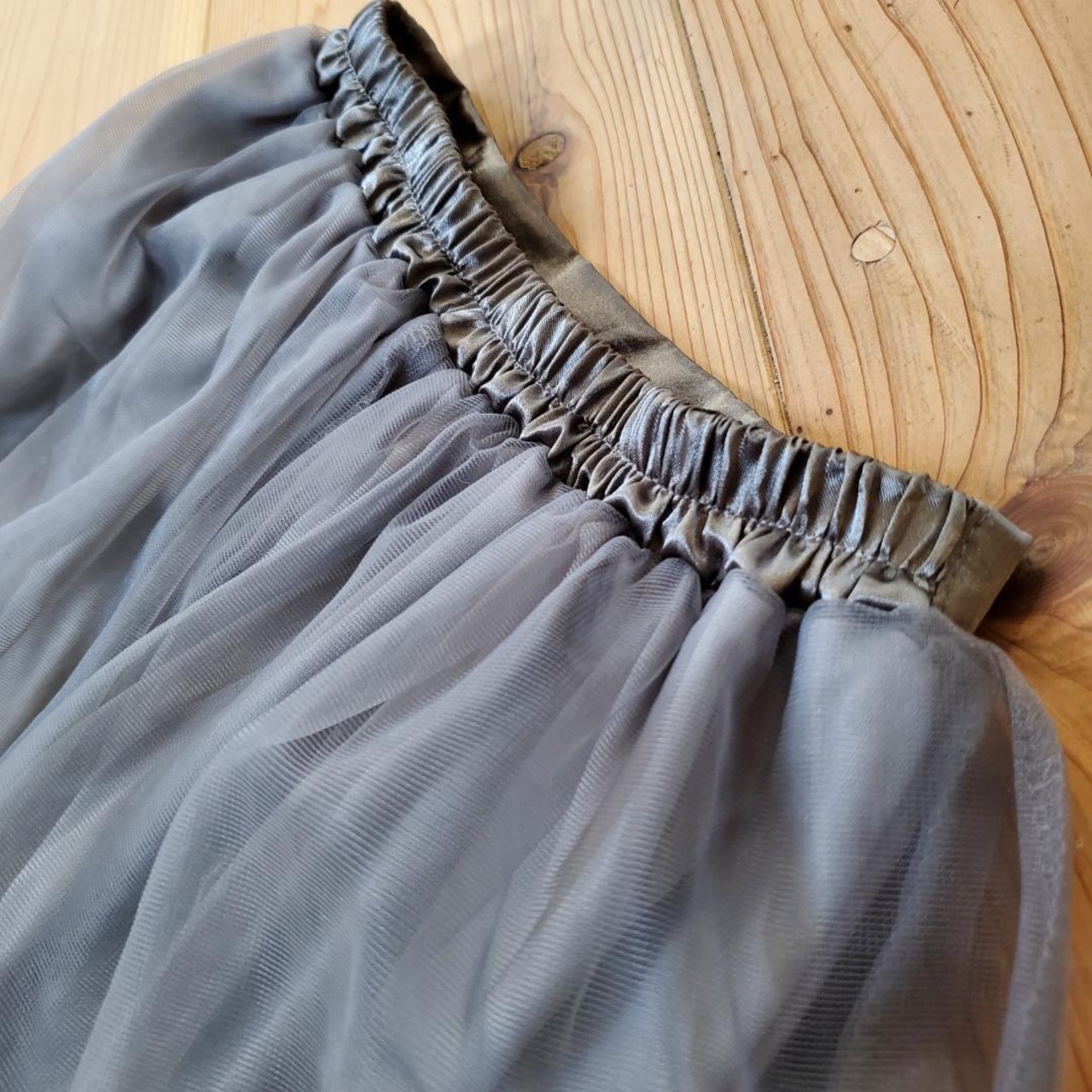 【USED】チュールスカート　春スカート　デート通勤通学お出かけ　美品