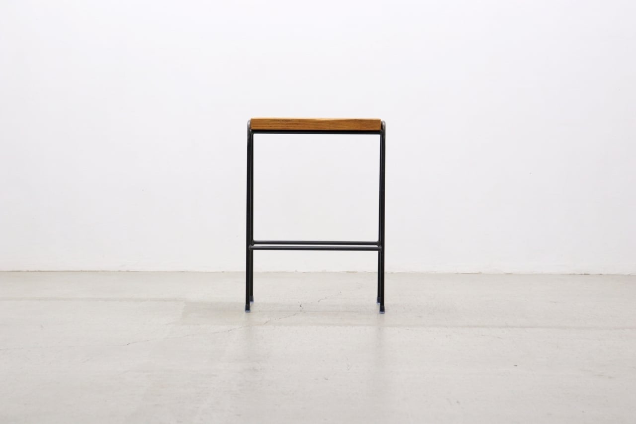 沼津店】杉山製作所 FACT H STOOL ファクト Hスツール 無垢材 アイアン