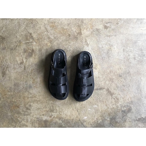 MOHI(モヒ) Smooth Leather Platform Gurkha Sandals