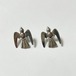 1940's〜 Vintage Jewelart Sterling Silver Bird Earrings Mid Century Modern Southwest Style