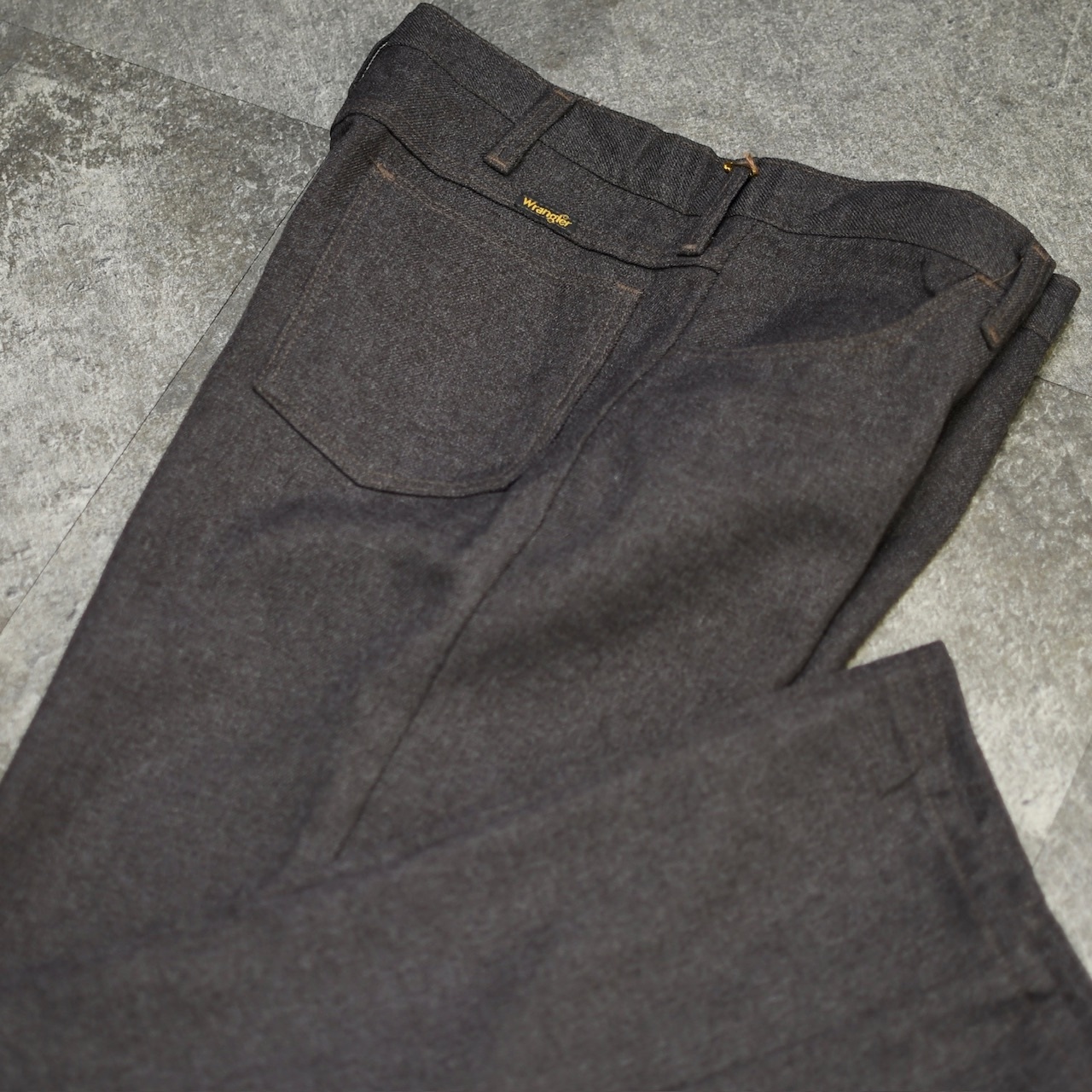 80's~ Wrangler launcher pants brown
