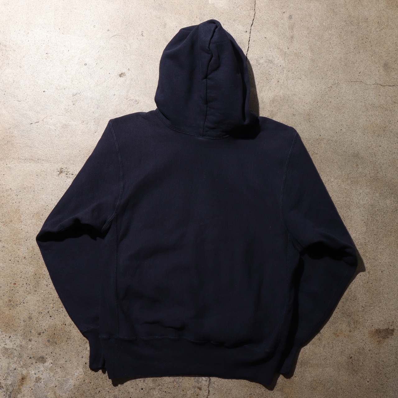 極美品 L 90s USA ネイビー リバースウィーブ チャンピオン パーカー Reverse weave champion
