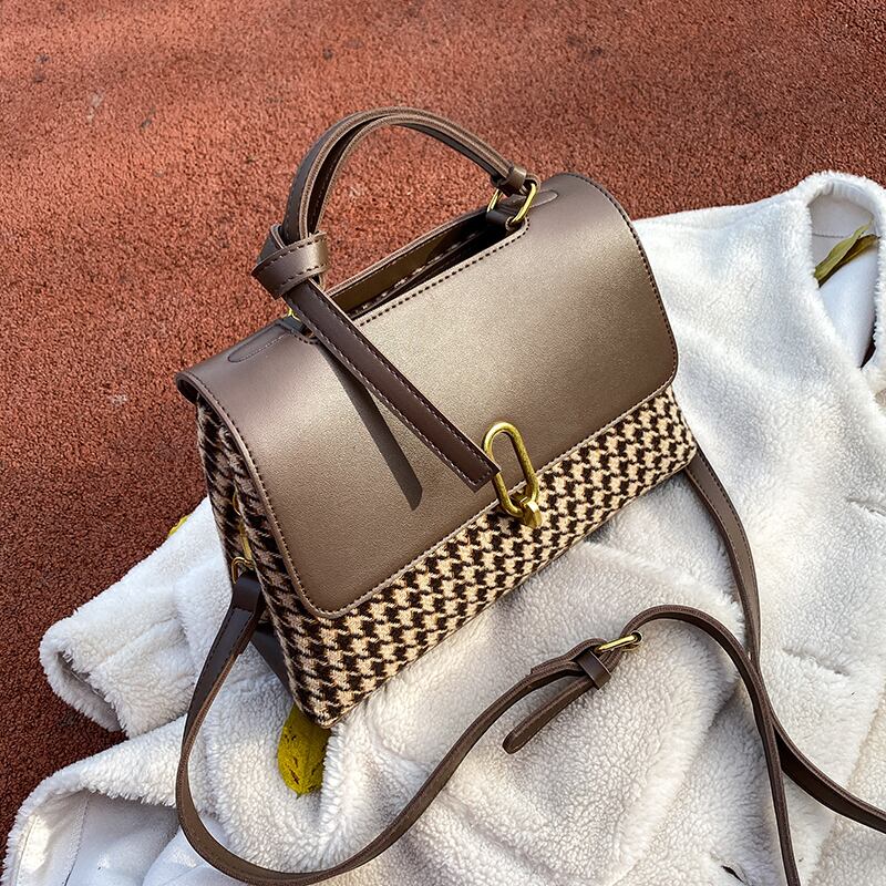 レッドスタンダードオータムウィンター レトロ 秋物 冬物 スクウェア 手作りハンドバック67555426856