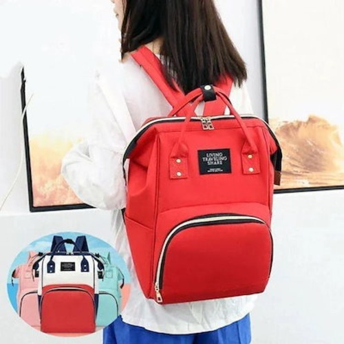 品質いいな新品 リュックサック デイパック バックパック マザーバッグ レディース 女性用 大容量 がま口風 ポケット付き カラバリ豊富 かわいい おしゃれ お出かけ