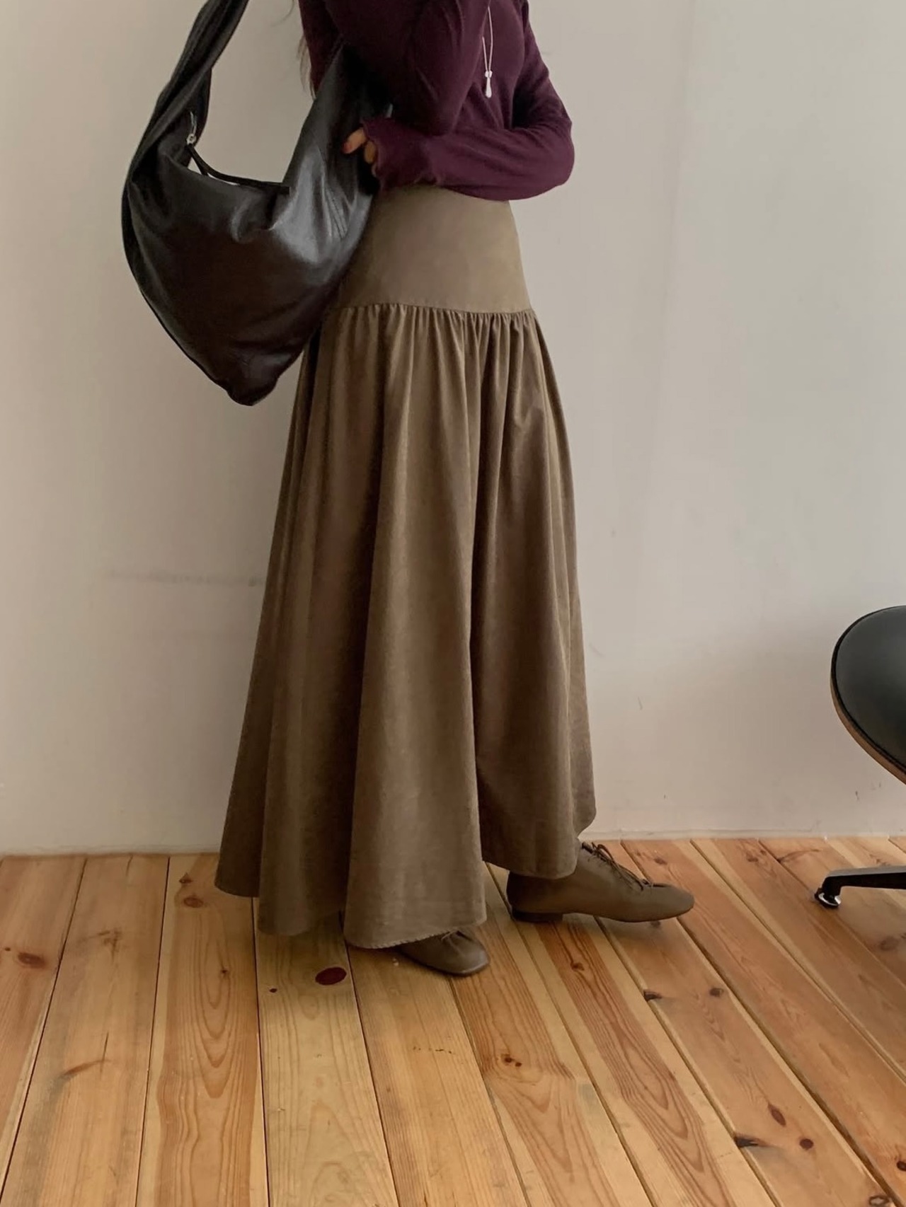 (予約) miel / Kenneth skirt 1color