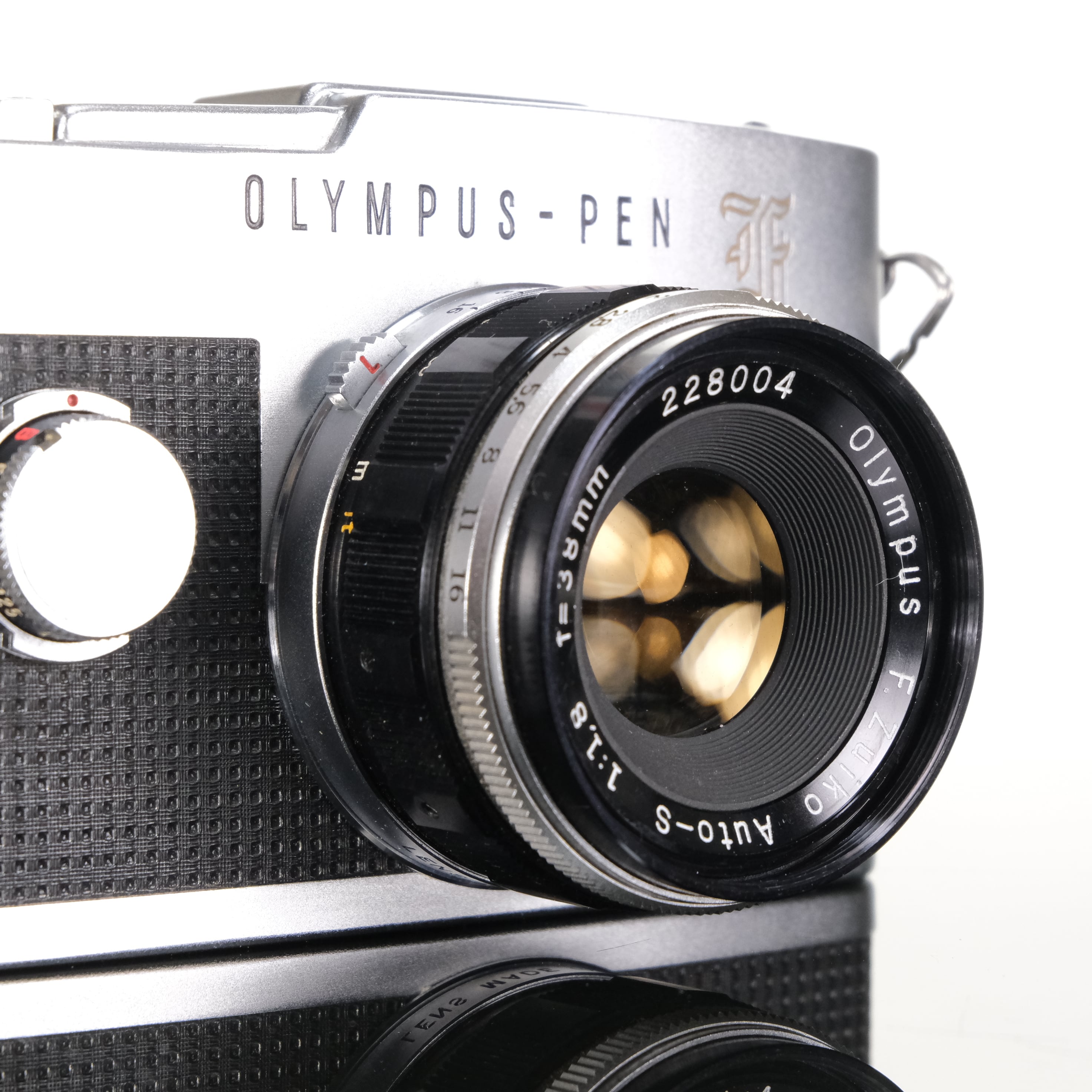 完動品 OLYMPUS PEN FT Zuiko 38mm f1.8標準レンズ付