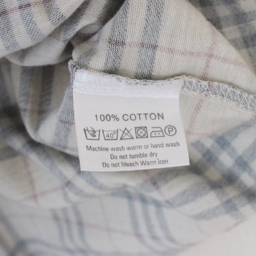 BURBERRY LONDON バーバリー ポロシャツ 香港製 白っぽいベージュ