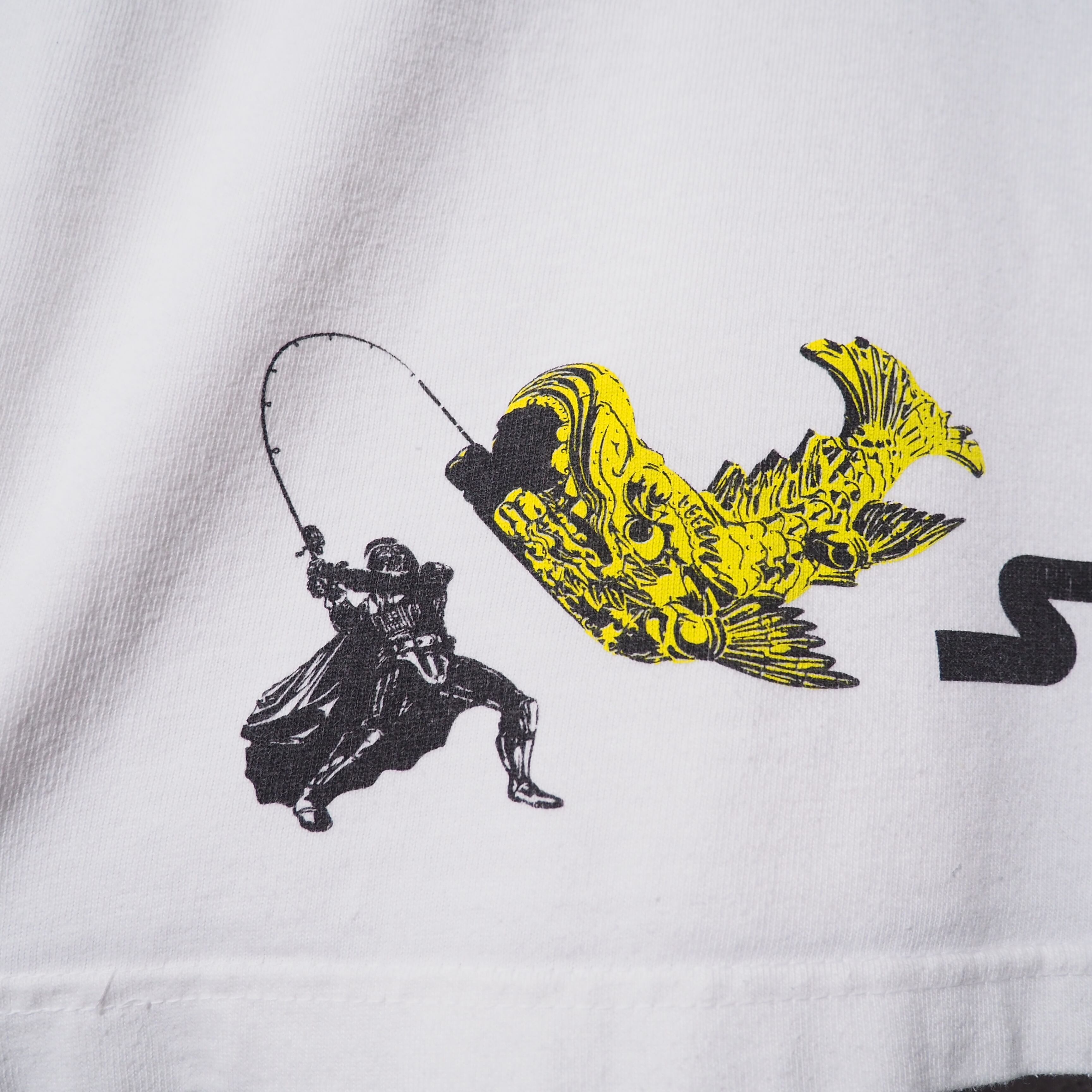 " STARWARS " Darth Vader vs Shachihoko printed White Tee