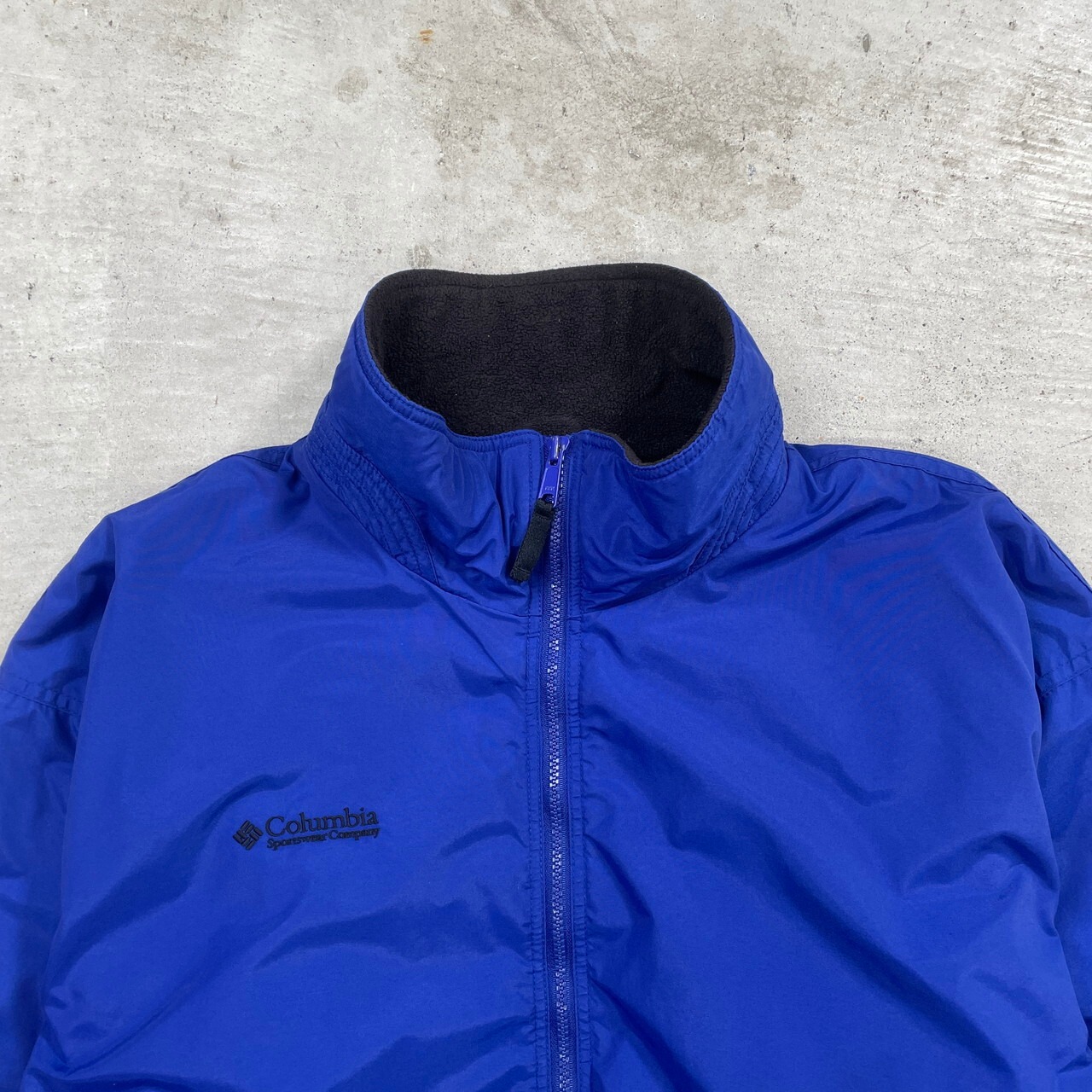90年代 Columbia コロンビア シェルジャケット ナイロン×フリース 