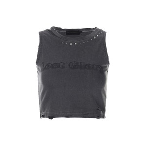 [SURGERY] surgery destroyed lost glory sleeveless 'charcoal' 正規品 韓国ブランド 韓国通販 韓国代行 韓国ファッション sur8ery サージェリー 取扱店 日本 店舗