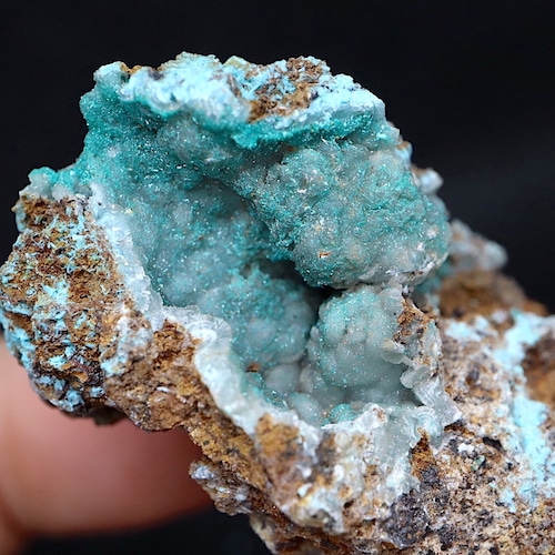 クリソコラ + スミソナイト 珪孔雀石  菱亜鉛鉱 42,2g LN067 鉱物 原石 天然石 パワーストーン