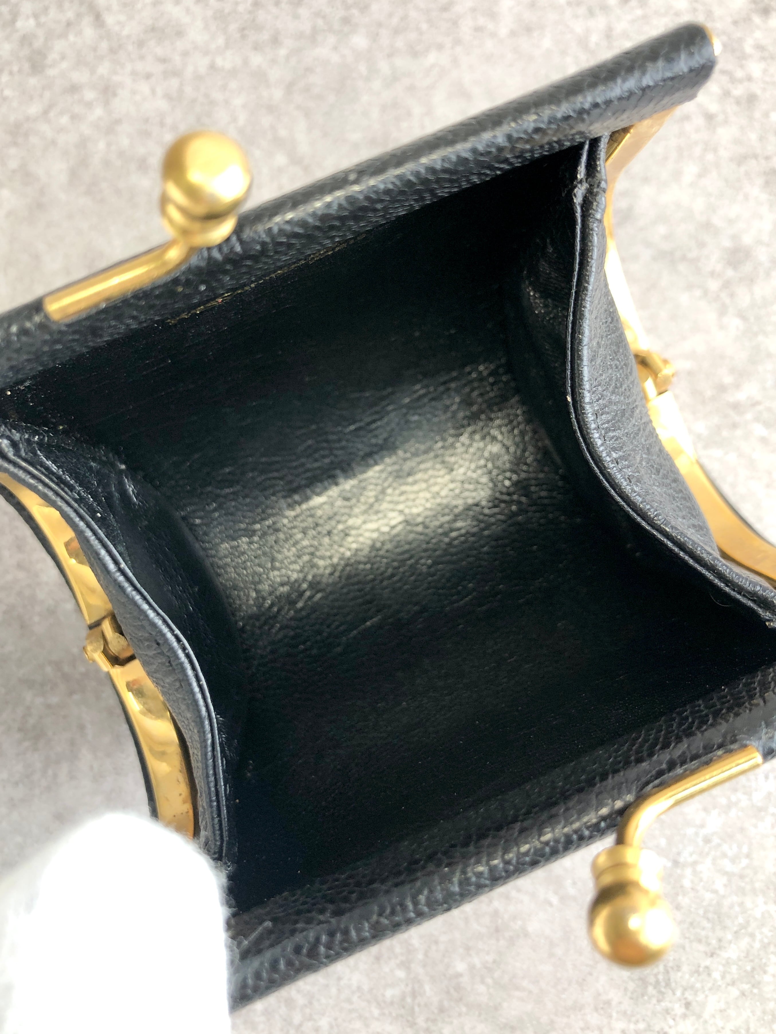 Yves Saint Laurent イヴ・サンローラン コインケース ブラック YSL