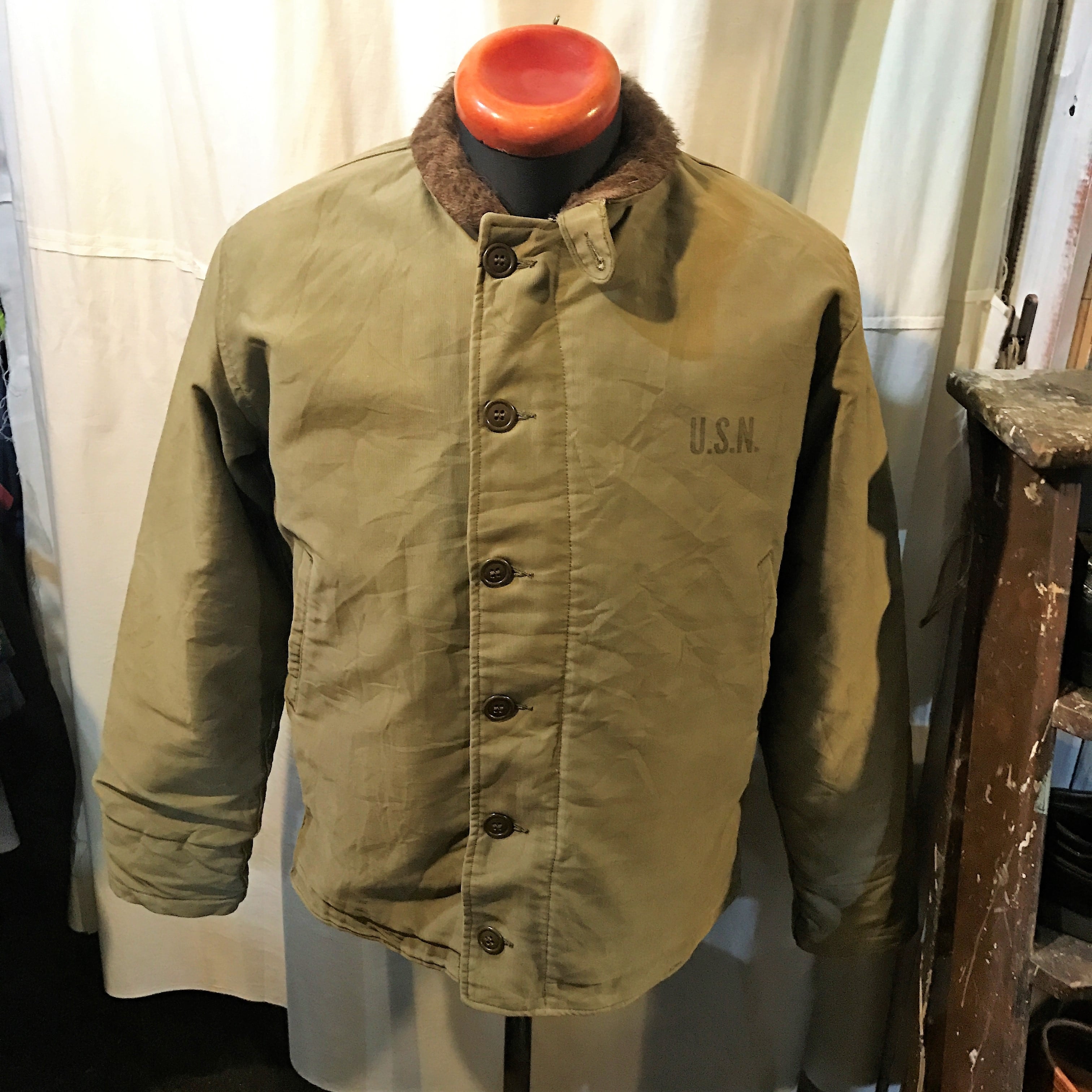 「極上」40's US NAVY N-1deck jacket U.S.NAVY