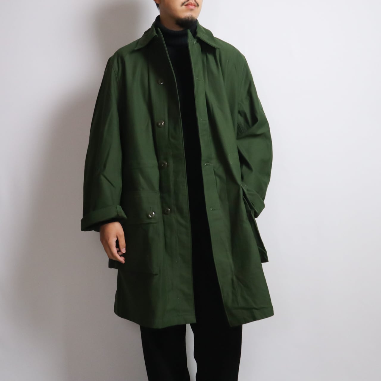 【DEAD STOCK】SWEDISH ARMY M-59 FIELD COAT C148 スウェーデン軍 M59 フィールドコート デ