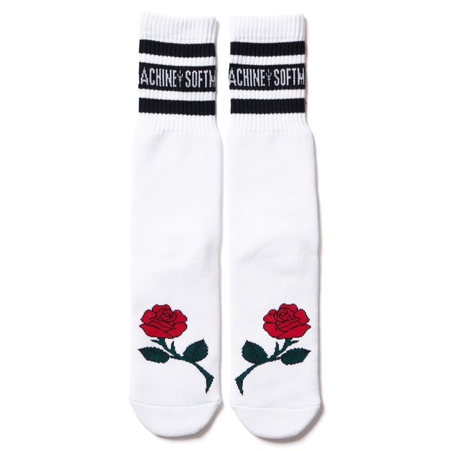 SURFSKATCAMP × SOFT MACHINE #After School Sox Black