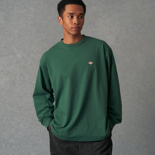 DANTON/MEN'S LONG SLEEVE T-SHIRT PLAIN