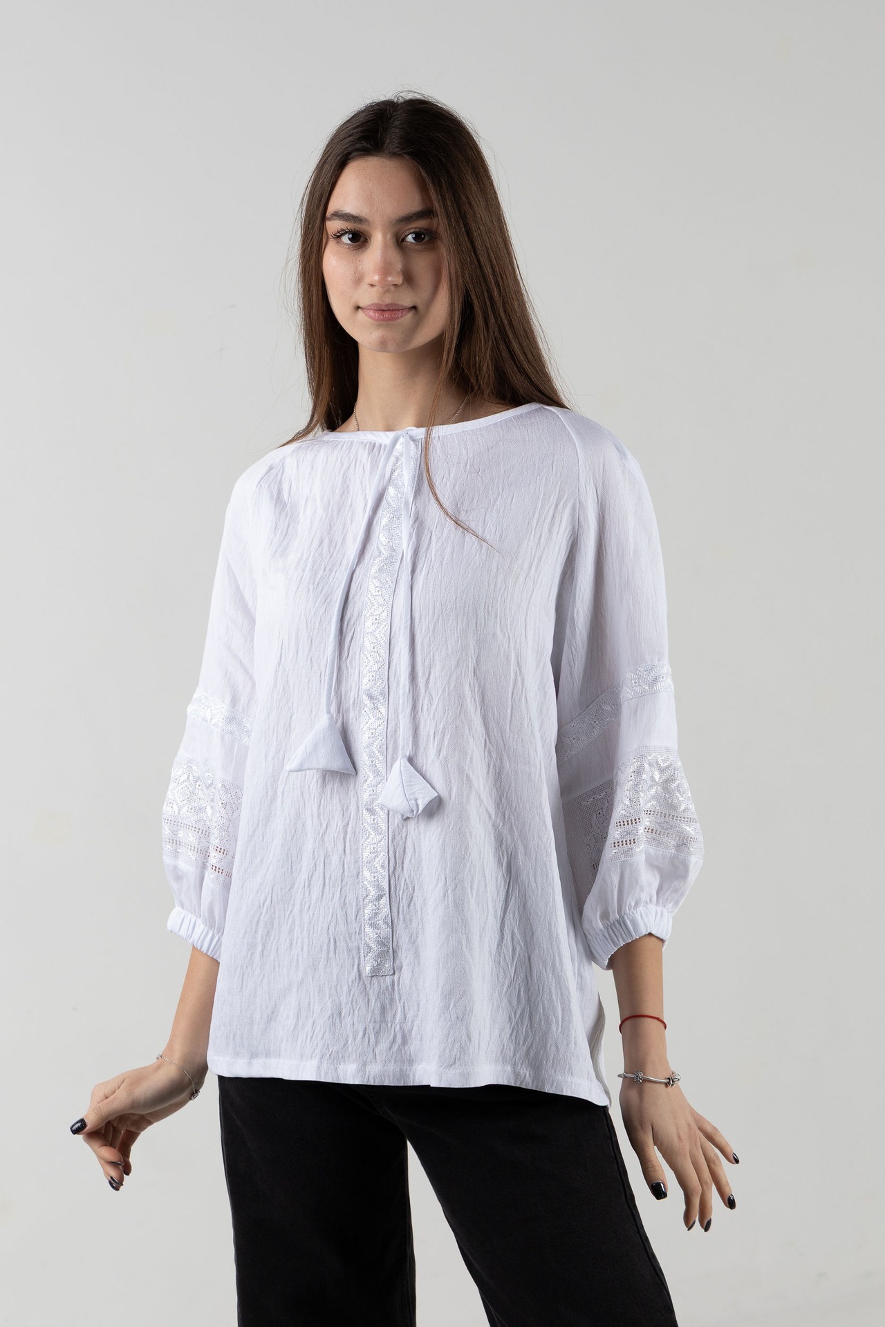 ウクライナ刺繍ヴィシヴァンカ　手刺繍　レディース・フリーサイズ - 6