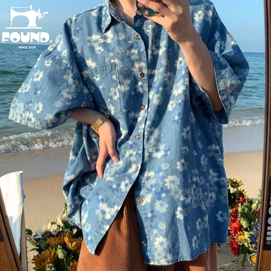 Floral Print Shirt(FD263)