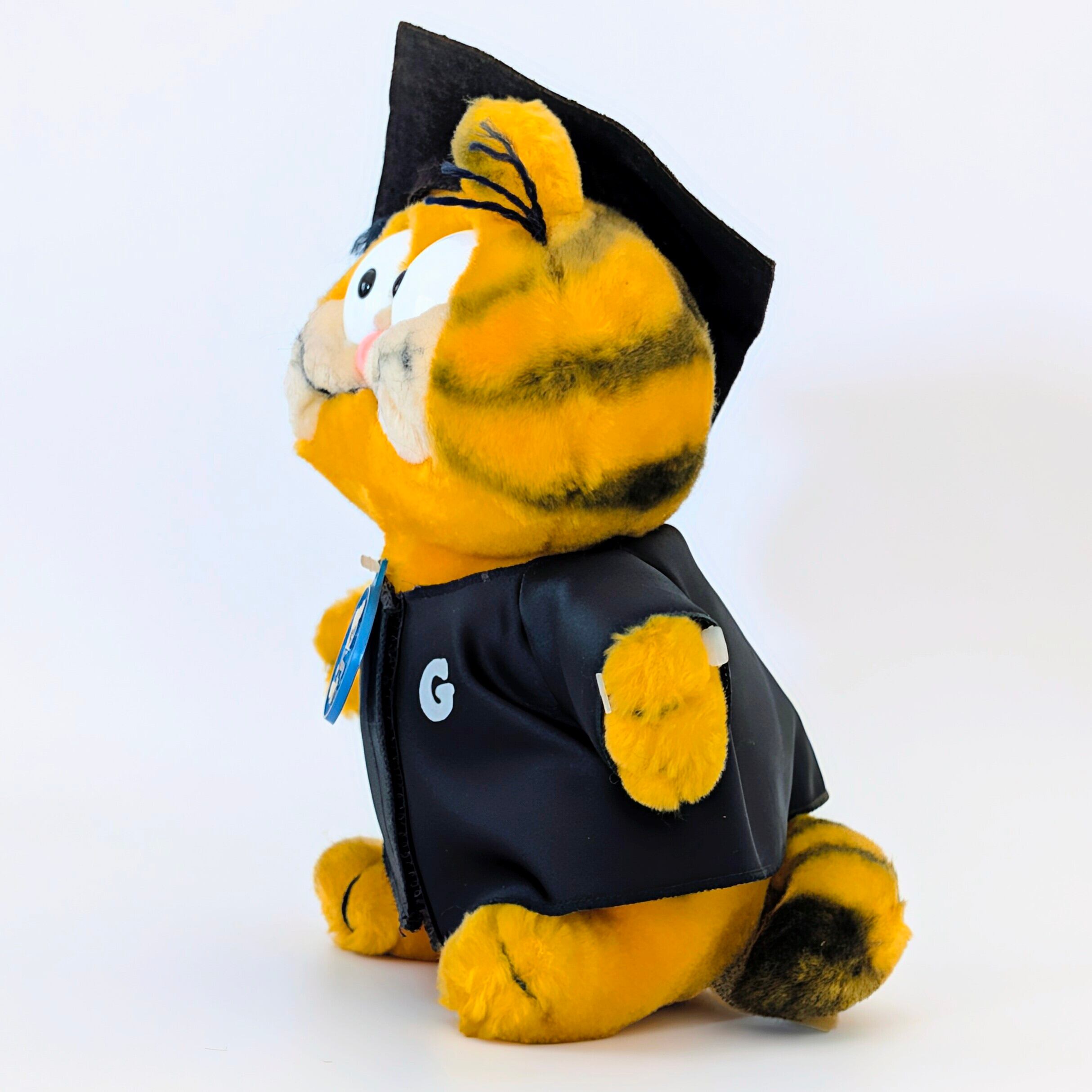 ☆ VINTAGE 1980年代初期 ☆【 Garfield ( ガーフィールド ) 】『 卒業式Garfield DAKINタグ付 』ぬいぐるみ / プラッシュ / plush / 1980年代年製 〚アメリカン雑貨 アメトイ〛