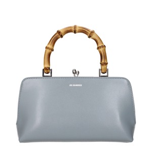 【新品】JIL SANDER ジルサンダー レディース ハンドバッグ レザー グレー WD0029P5356044
