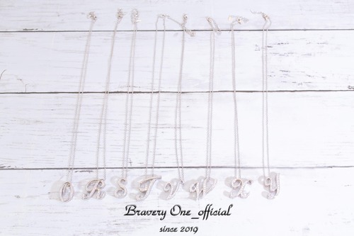 【Bravery One】Alphabet Initial Necklace