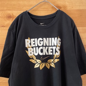 【NIKE】REIGNING BUCKETS Tシャツ ロゴ ナイキ Mサイズ us古着