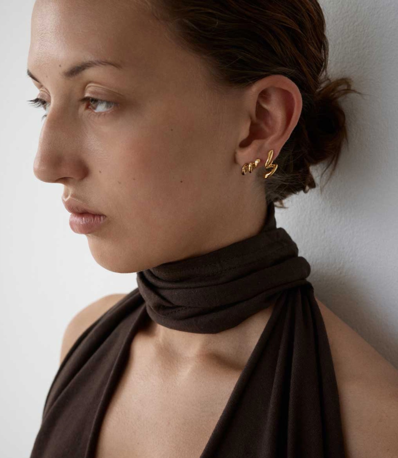 MARIA BLACK マリア・ブラック/Coily Huggie Pierced Earring - Yellow Gold/ ピアス - 5