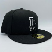 NEW ERA 59FIFTY/5950 ロサンゼルス・ドジャース ブラック×ブラックホワイト