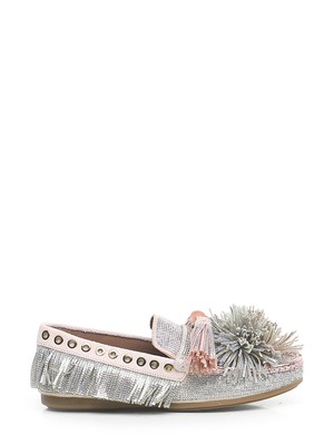 Kurt Geiger ローファー レディース Silver/pink 4369565209