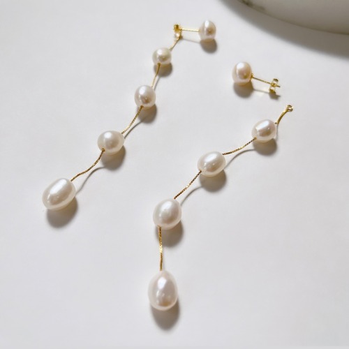 ステーション2wayパールピアス