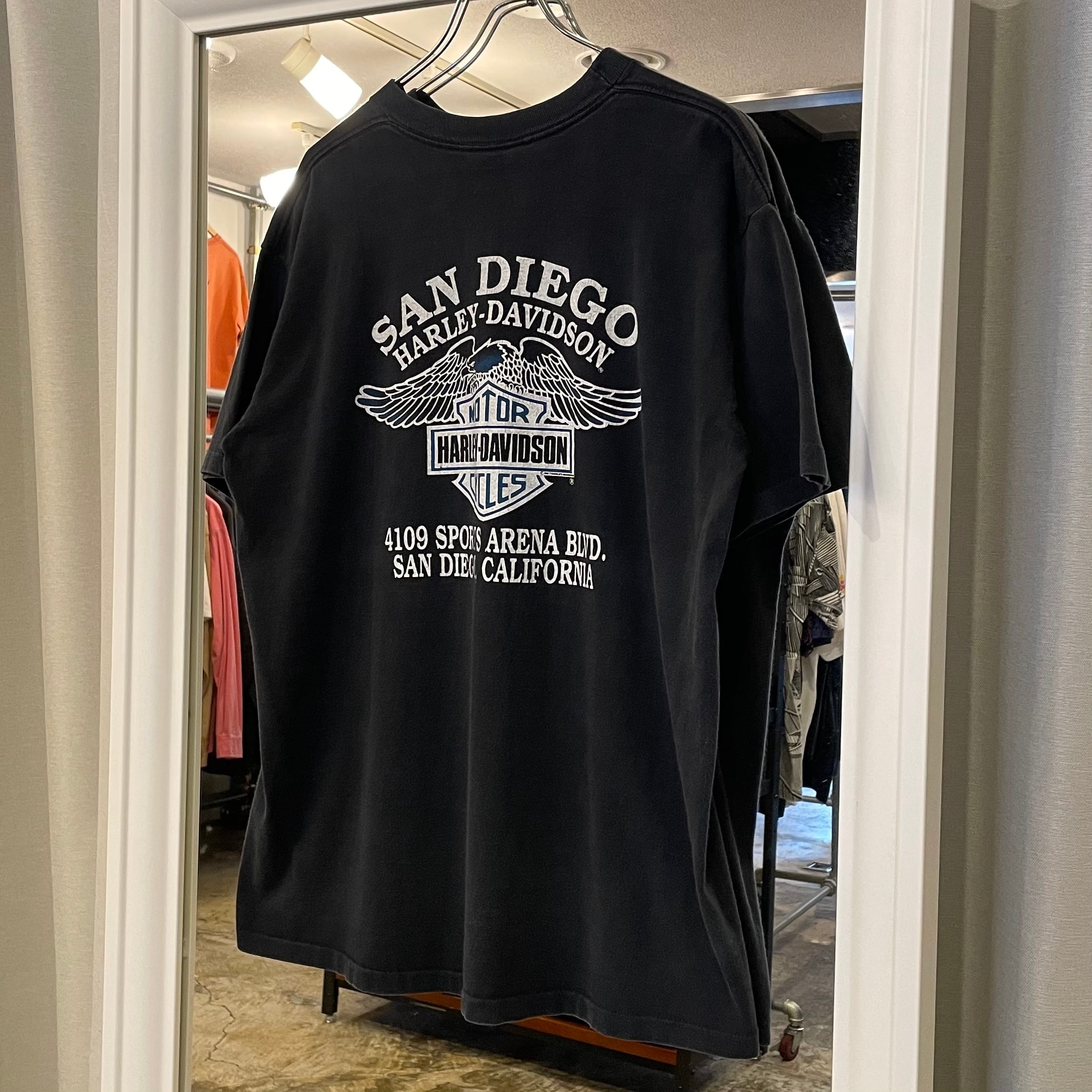 先住民&ハーレー】90's HARLEY-DAVIDSON T-shirt | PAY ID