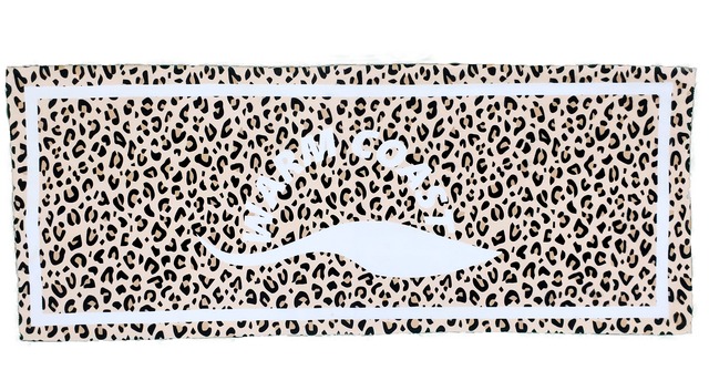 Logo face towel "leopard"【在庫限り】［発送予定：入金確認後1週間以内］