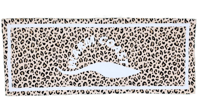 Logo face towel "leopard"【在庫限り】［発送予定：入金確認後1週間以内］